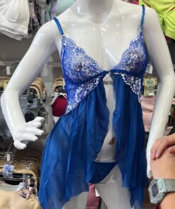 Vestido lencero encaje 972