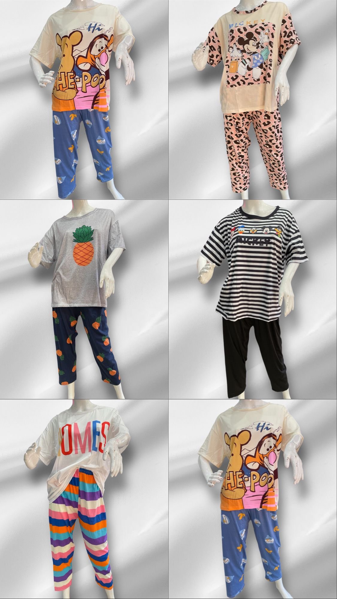 Conjunto pijama de dama wd 04