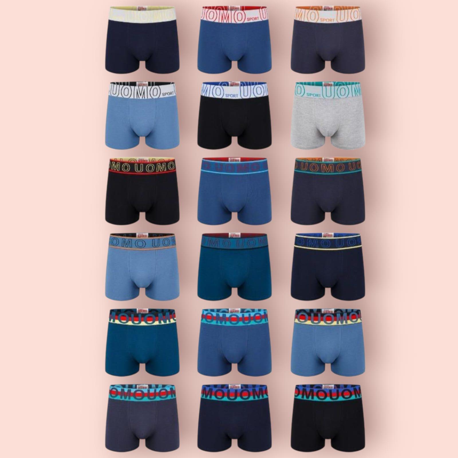 Boxer uomo liso BOX-370
