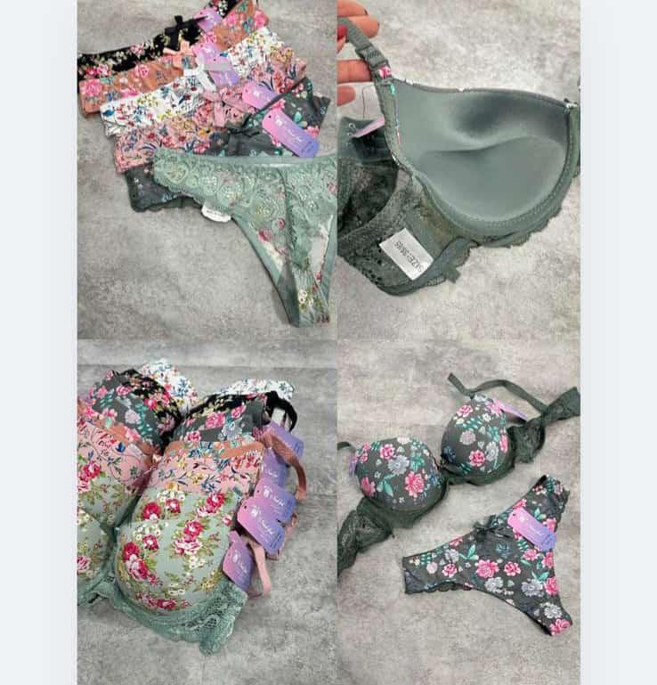Conjunto floreado copa B FY-97568