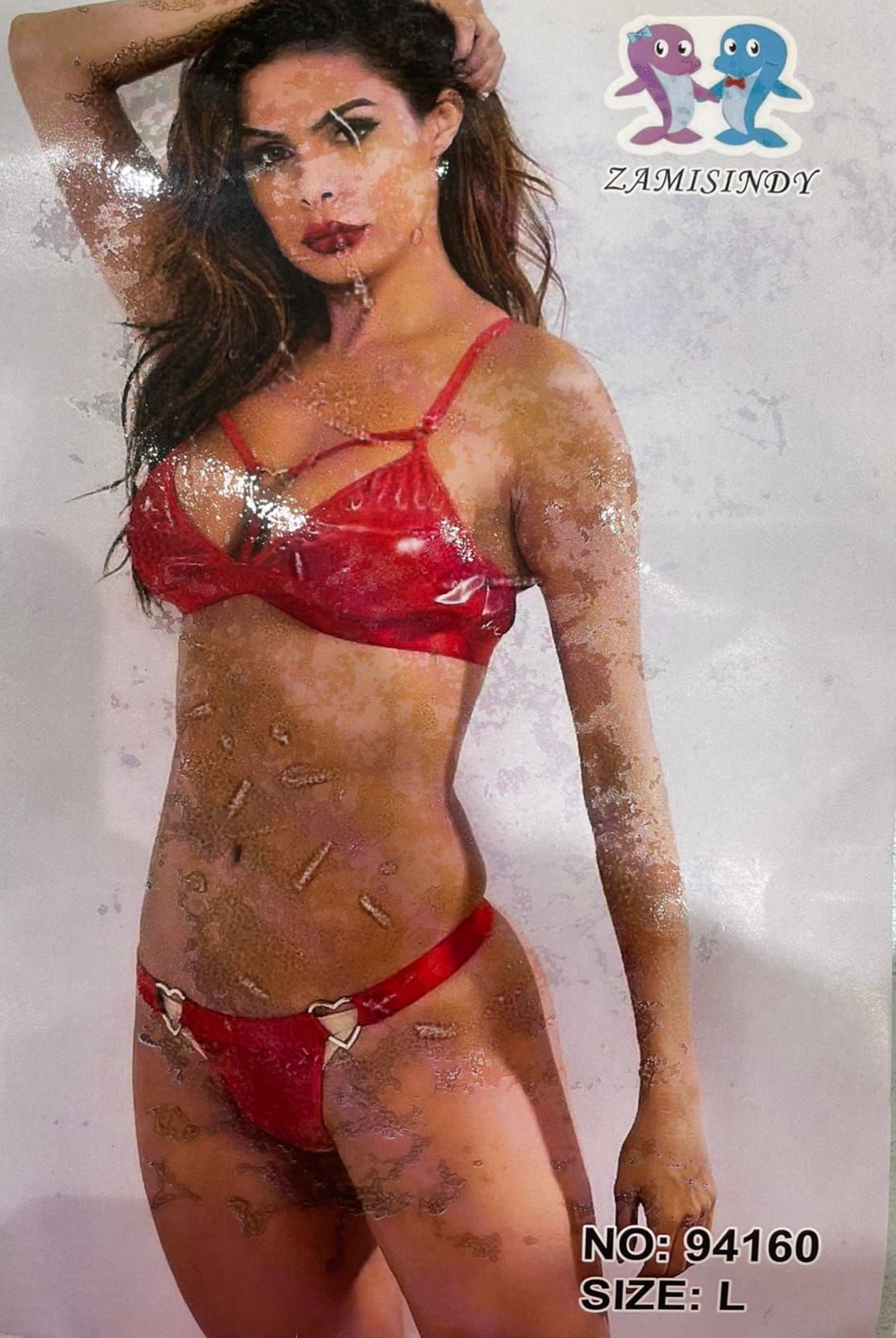 Conjunto lencero corazones 94160