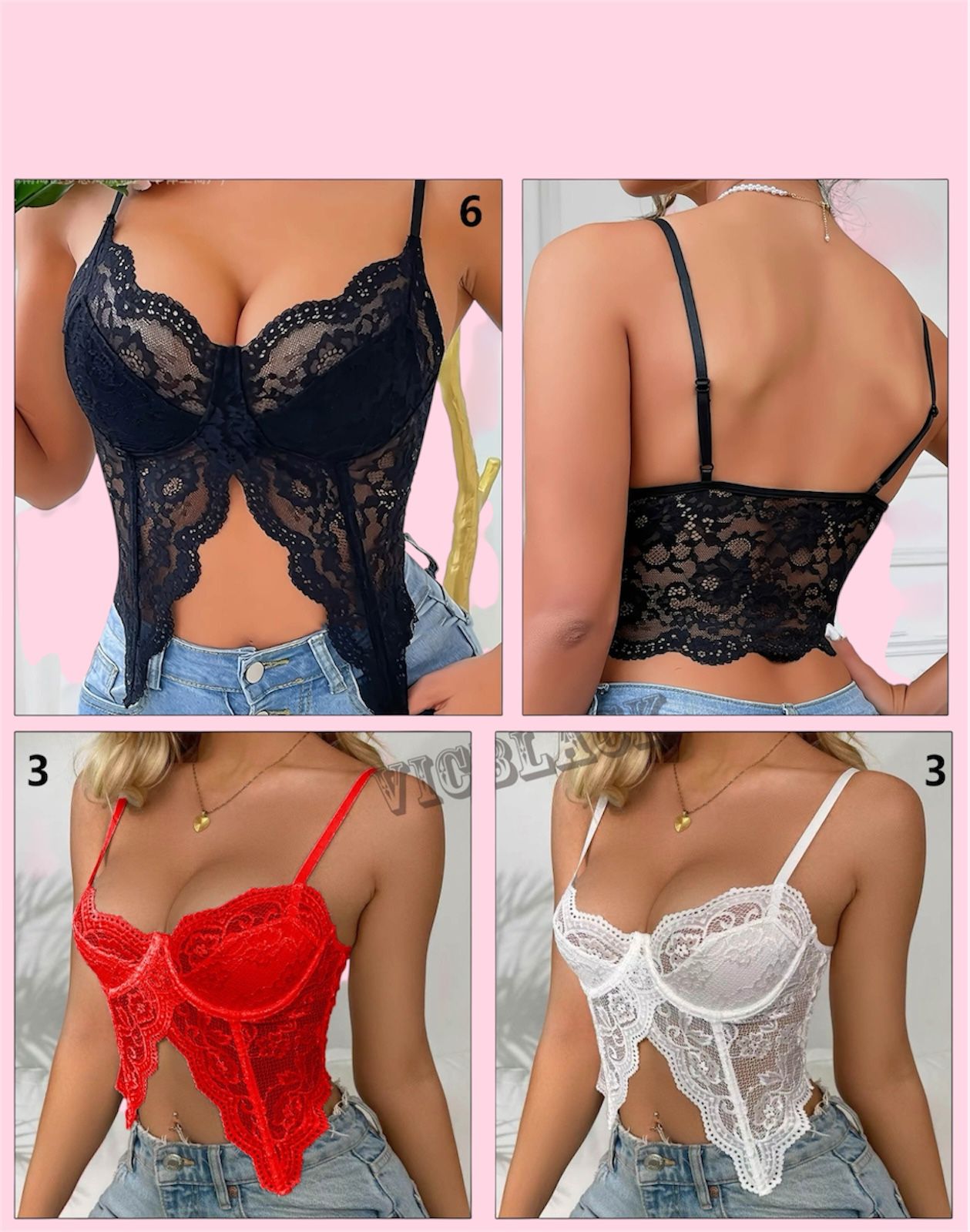 Corset abierto mariposa MX-82257