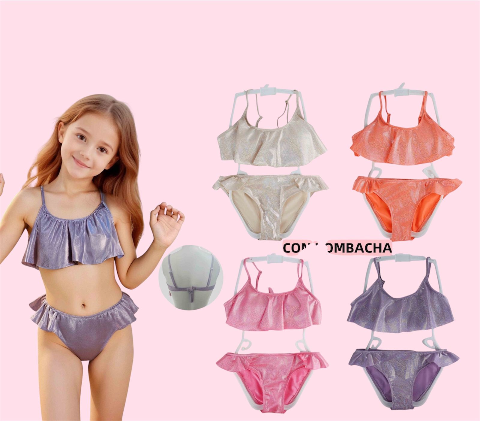 Malla satinada niña BEB-46014