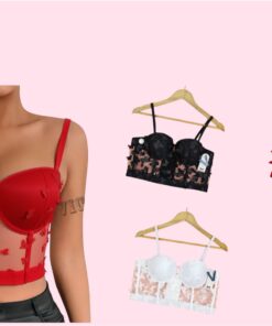 Corset mariposas trasparencia YGM-71969