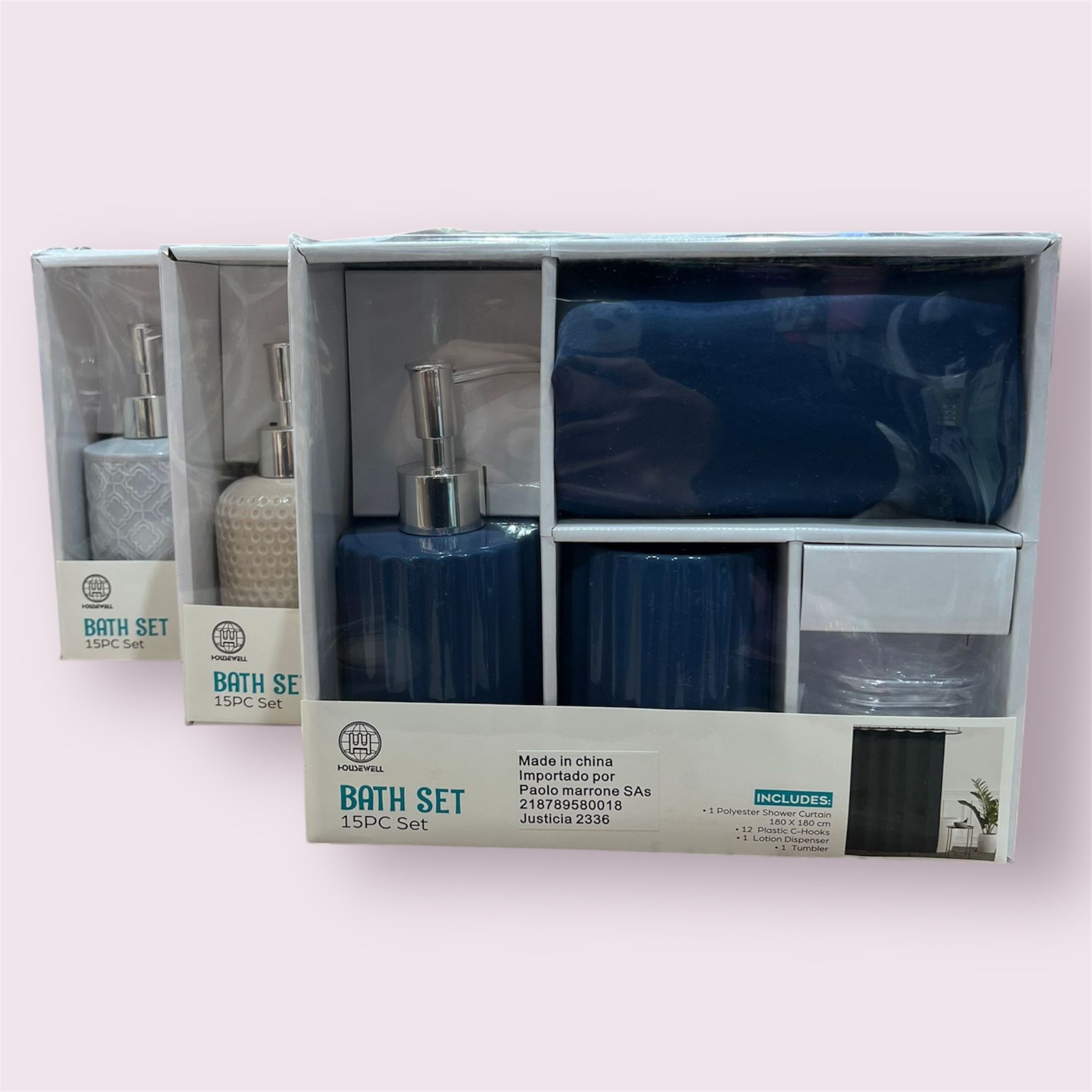 Set de baño de ceramica