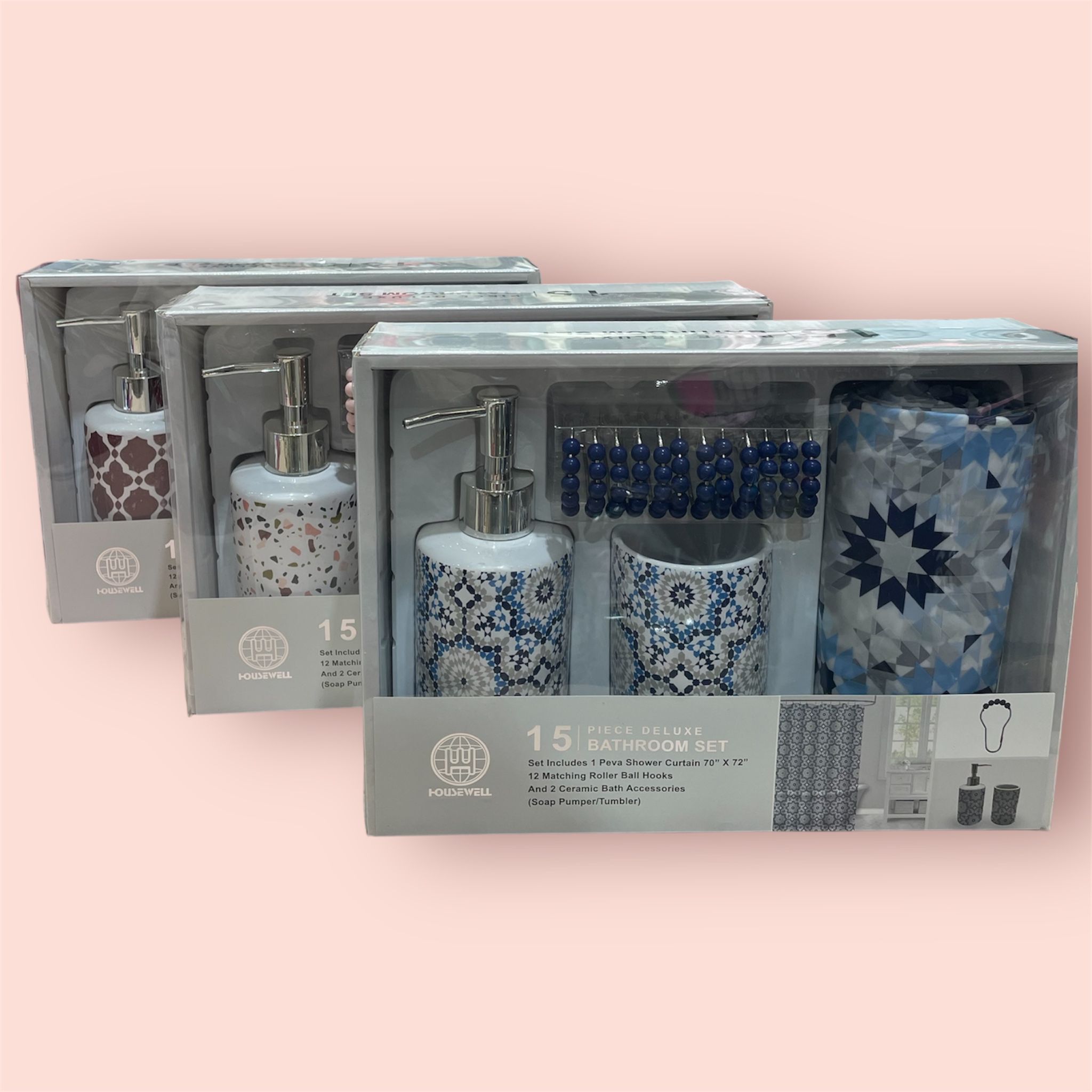 Set de baño de ceramica