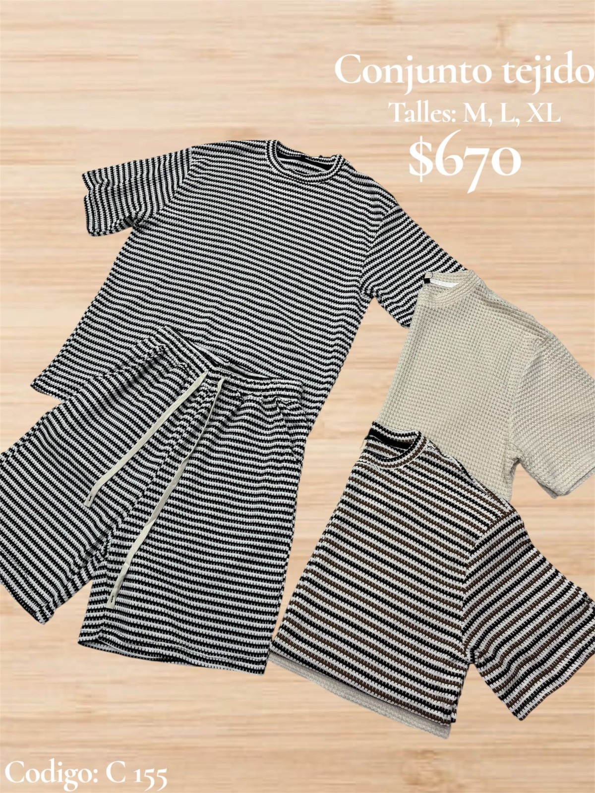 Conjunto hombre tejido C155
