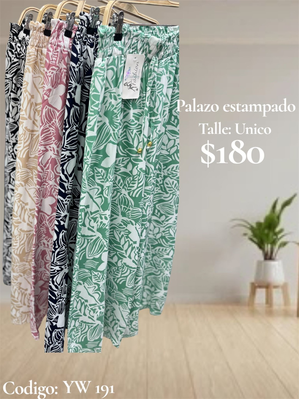 Palazo estampado YW191
