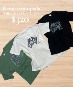 Remera estampada