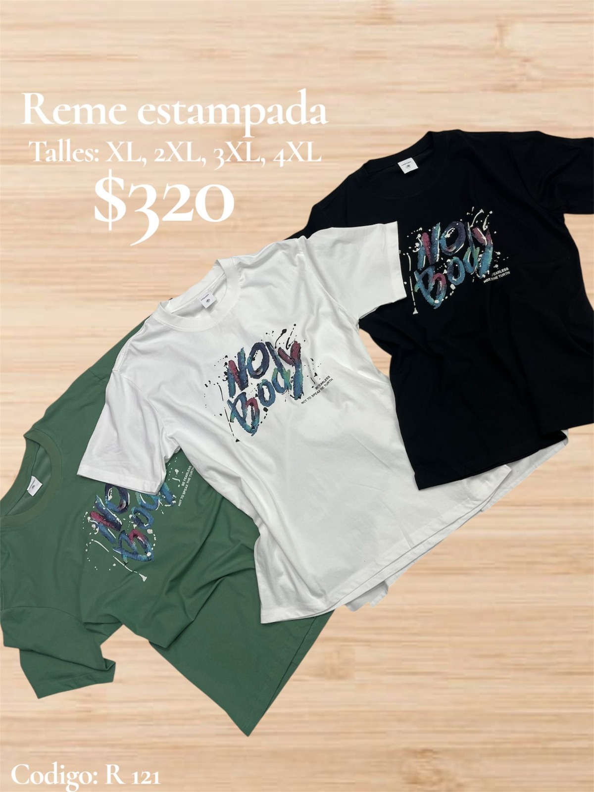 Remera estampada