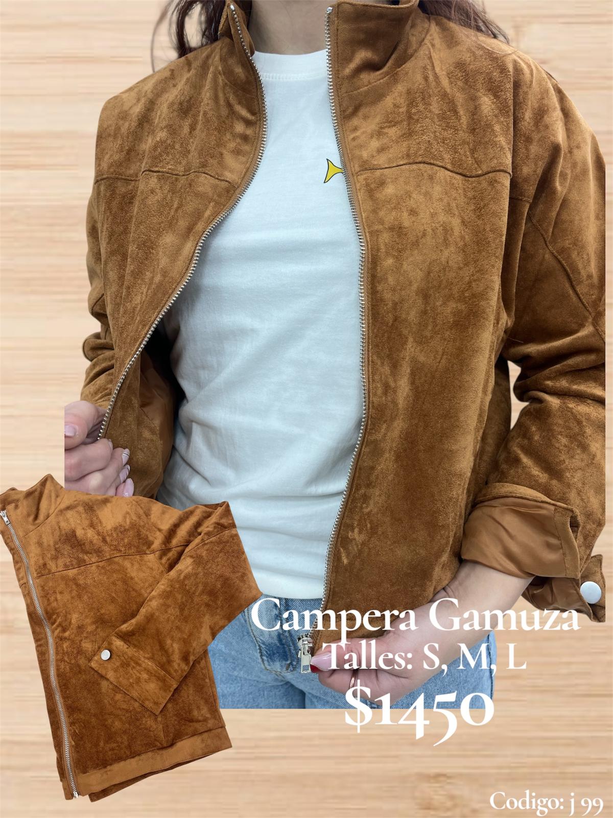 Campera de gamuza dama  J99