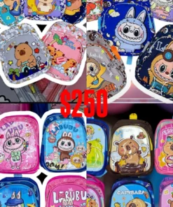 Mochilas Labubu y Capibara