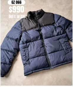 Campera puffer combinada