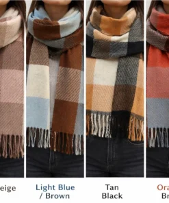 Bufandón cuadrillé