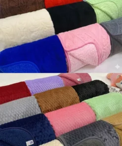 Mantas lisas de corderito - OCT-60