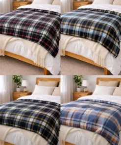 Mantas cuadrillé 2P