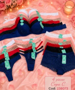 Conjunto 4 piezas copa C