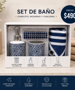 Set baño cerámica
