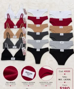 Conjunto 3 piezas básico morley