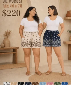 Short estampado